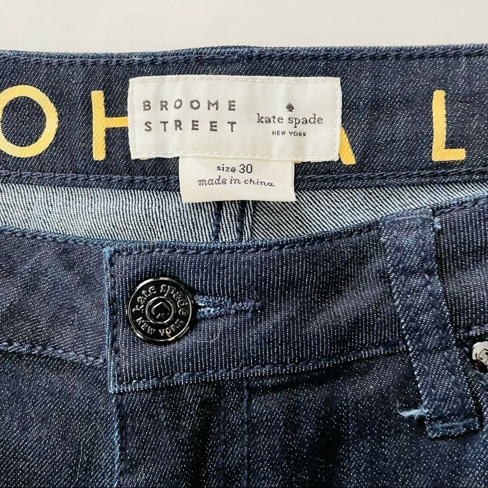 Kate Spade Brooke Street Skinny Jeans Dark Wash Denim 30 - Picture 2 of 8